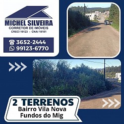 2 terrenos no bairro Vila Nova .350.000,00 cada  1771, 1738 mts2