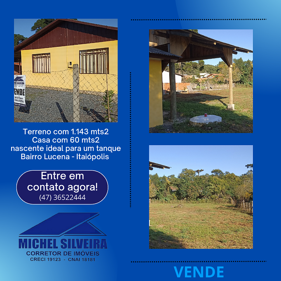 Bairro Lucena, terreno com 1143 mts2 R$ 200.000,00