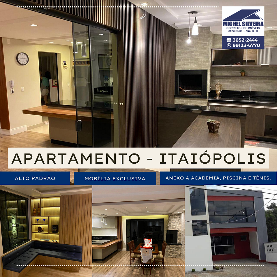 Apartamento alto padrão, mobiliado, Aprox 250 mts2 995.000,00